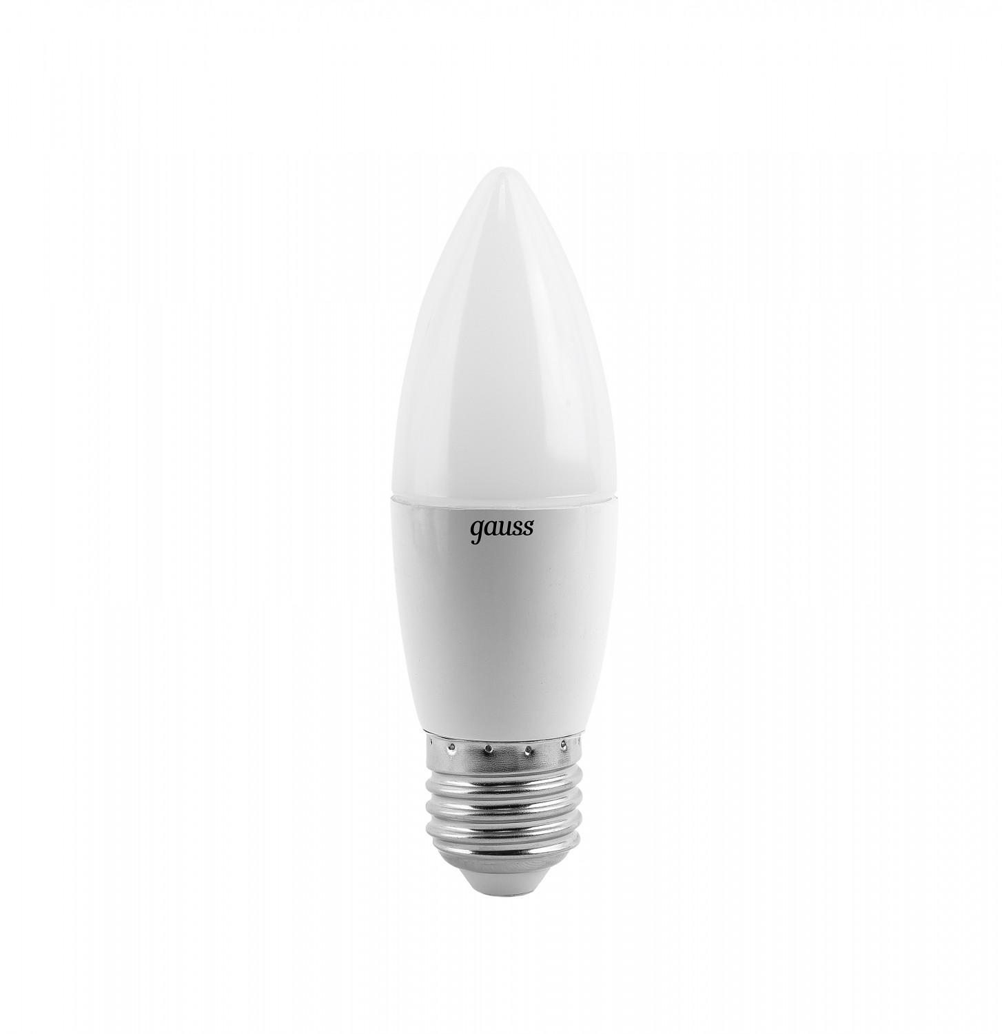Лампа светодиодная 6Вт E27 свеча тёплый белый 2700К Gauss 