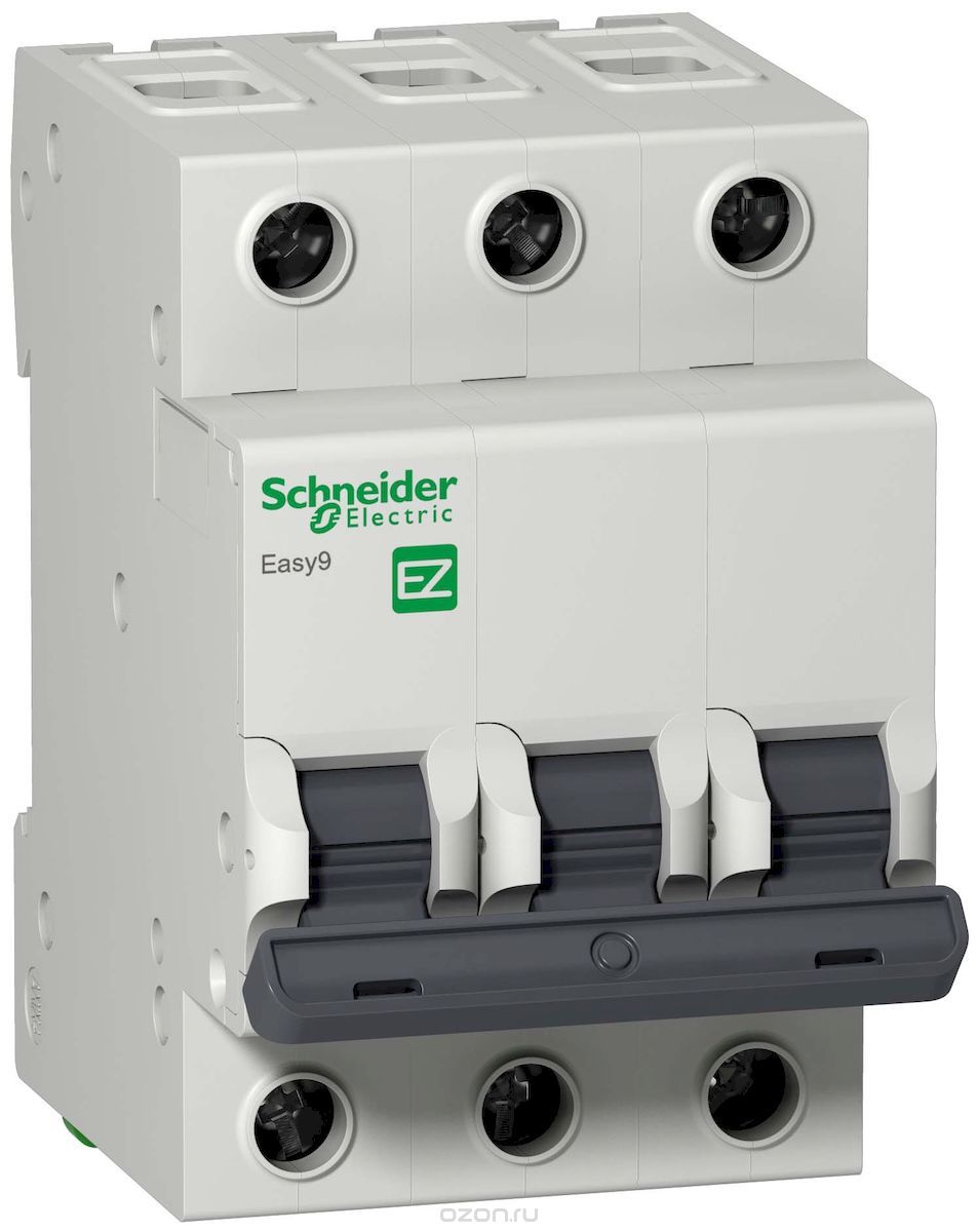 Schneider Electric Автоматический выключатель EASY 9 3П 50A 