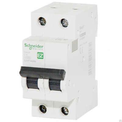 Schneider Electric Автоматический выключатель EASY 9 2П 16A 