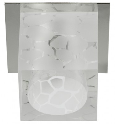 Светильник точечный куб DK40 под лампу G9 хром/белый ЭРА