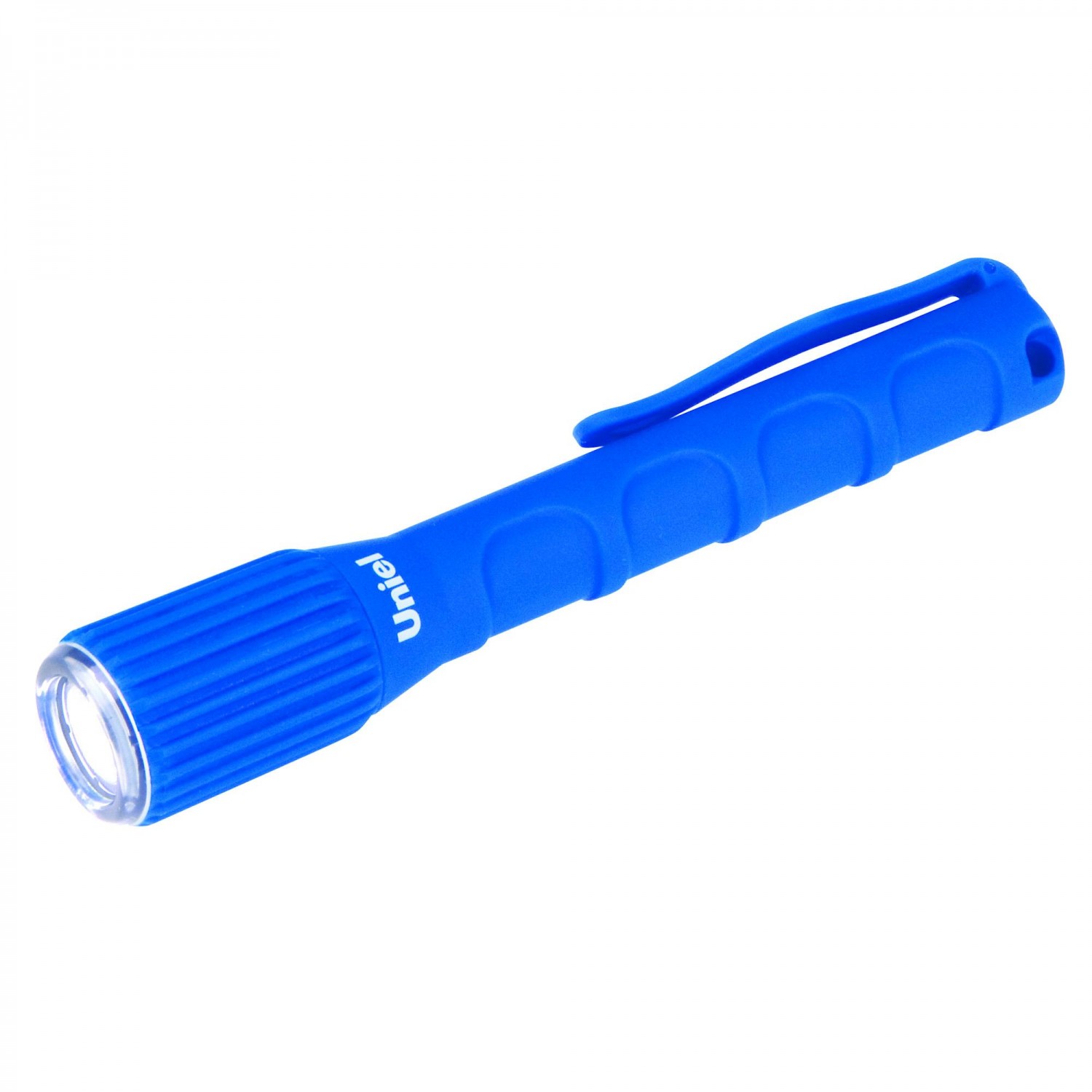 Фонарь светодиодный LED S-WP010-C прорезиненный корпус. IP67 (влагозащитный) 0.5Вт 2хААА цвет синий Uniel 