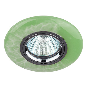 Светильник точечный DK72 под лампу GU5.3 керамика зелёный ЭРА