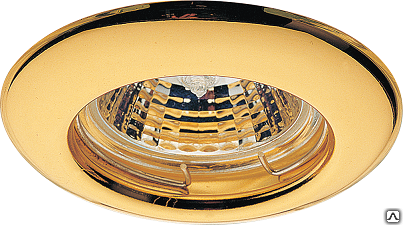 Светильник точечный под лампу GU5.3 золото