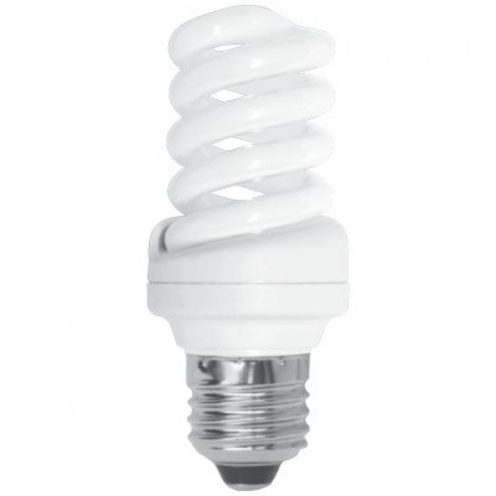 Лампа люминесцентная 25Вт Е27 спиральная тёплый белый 2700К Ecola