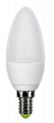 Лампа светодиодная 7.5Вт E14 свеча тёплый белый 3000К ASD