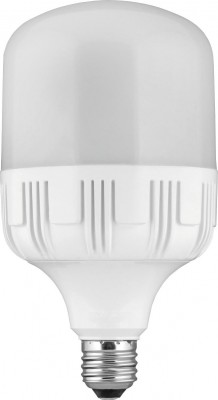 Лампа светодиодная высокомощная LED 30Вт E27 холодный белый 6500К (переходник с E27 на E40 в комплекте) Космос 