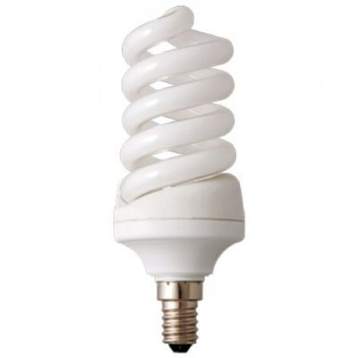 Лампа люминесцентная микро 11Вт E14 спиральная, тёплый белый 2700К Ecola