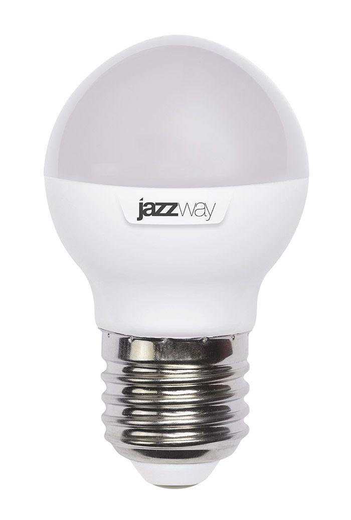 Лампа светодиодная G45 7Вт E27 шар  холодный белый 5000К JazzWay 