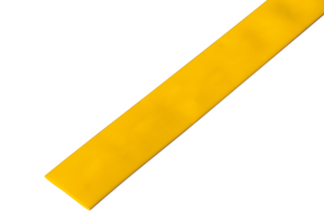 Трубка термоусадочная 10.0/5.0 мм 1 м жёлтая