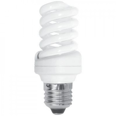 Лампа люминесцентная 15Вт Е27 спиральная белый 4100К Ecola