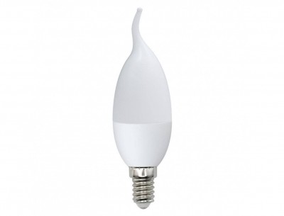 Лампа светодиодная LED 6Вт Е14 свеча на ветру C35 тёплый белый Uniel