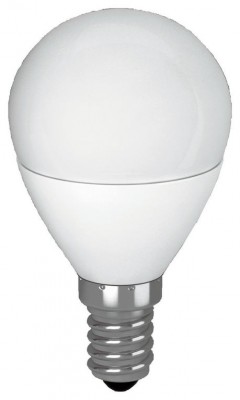 Лампа светодиодная 8Вт E14 шар холодный белый 4000К Ecola