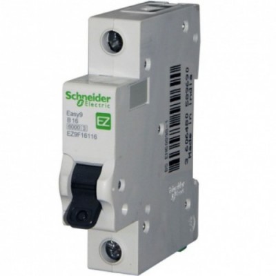 Schneider Electric Автоматический выключатель EASY 9 1П 16A 