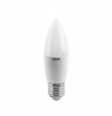 Лампа светодиодная 9.5Вт E27 свеча белый 4100К Gauss