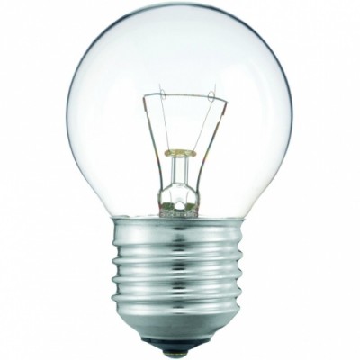Лампа накаливания 40Вт E27 230В шарик прозрачный PHILIPS
