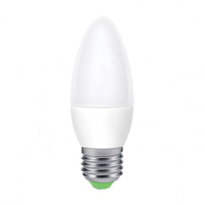 Лампа светодиодная 7.5Вт E27 свеча тёплый белый 3000К ASD