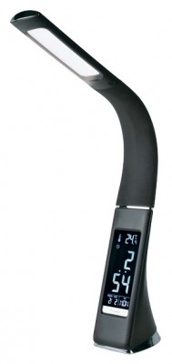 Светильник LED 300лм 5000К Dimmer настольные часы календарь термометр чёрный 5Вт Uniel