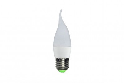 Лампа светодиодная 7.5Вт E27 свеча на ветру белый 4000К ASD