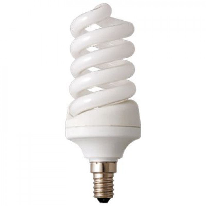 Лампа люминесцентная компактная 9Вт E14 тёплый белый Ecola