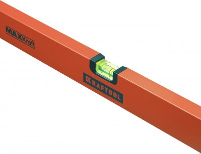 Уровень KRAFTOOL коробчатый усиленный, точность (0,5 мм/м) 2 ампулы 120 см