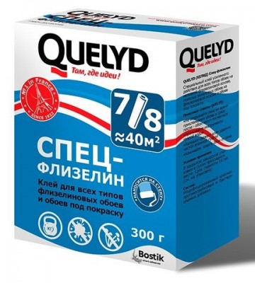 Клей обойный Quelyd Спец-флизелин 300 гр.