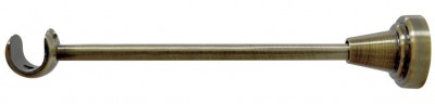 Кронштейн одинарный для штанги d16 мм Золото антик